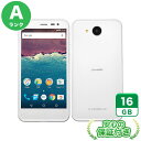 Y mobile Android One 507SH ホワイト16GB 本体 Aランク Androidスマホ 中古 送料無料 当社6ヶ月保証