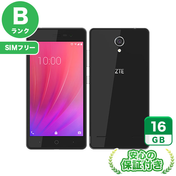 SIMフリー Blade E02 ブラック16GB 本体[B