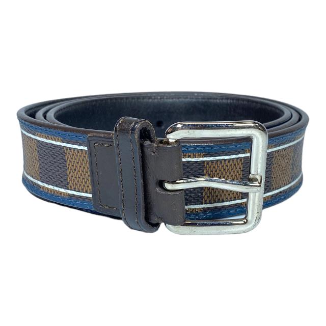 ルイヴィトン M9769 サンチュール ベルト ダミエ ブラウン [サイズ 95/30］