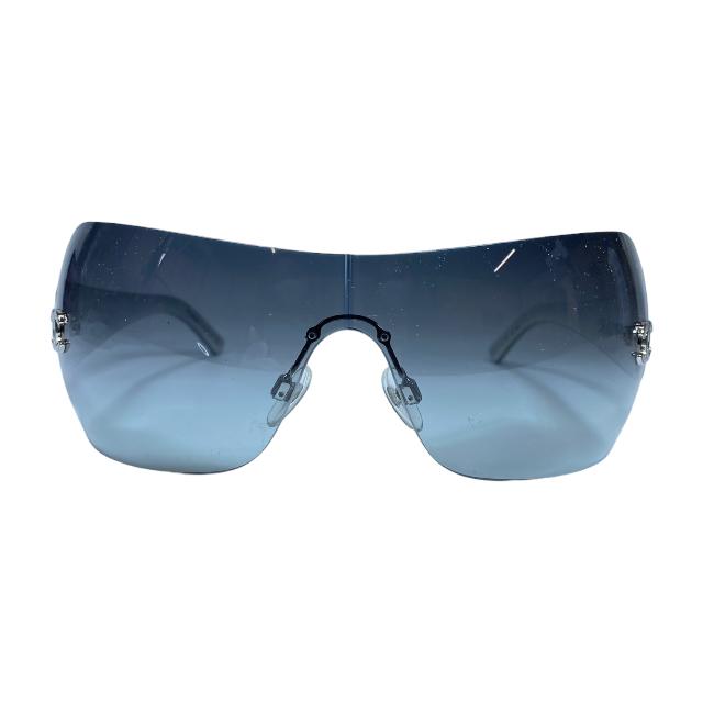 シャネル 4157-Q c.124/8G 120 3N サングラス 眼鏡 アイウェア ロゴ ココマーク メタリック キルティング マトラッセ シルバー
