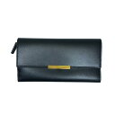 ボッテガヴェネタ 長財布（メンズ） ボッテガヴェネタ Continental Wallet Nero 財布 長財布 三つ折り財布 折り財布 ロングウォレット ロゴ レザー ブラック