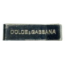 ドルガバ マネークリップ DOLCE＆GABBANA ドルチェ&ガッバーナ ドルガバ マネークリップ 財布 ロゴ刻印 シルバー