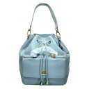 Dolce & Gabbana D&G ドルチェアンドガッバーナ ハンドバッグ ワンショルダーバッグ 手持ち鞄 肩掛け ロゴ レザー ライトグリーン