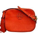 トリーバーチ 革ショルダーバッグ レディース TORY BURCH トリーバーチ ショルダーバッグ クロスボディバッグ 肩掛け 斜め掛け ロゴ レザー オレンジ系