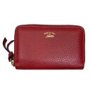 グッチ（GUCCI） GUCCI グッチ スウィング 368877 コインケース 小銭入れ コンパクトウォレット ミニ財布 ラウンドファスナー ロゴ レザー レッド