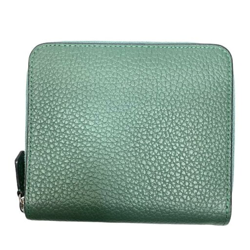 MOYNAT モワナ 財布 二つ折り財布 折り財布 ラウンドファスナー コンパクトウォレット レザー グリーン系 MOYNAT モワナ 財布 二つ折り財布 折り財布 ラウンドファスナー コンパクトウォレット レザー グリーン系