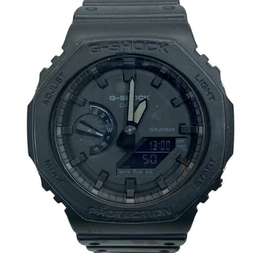 【稼働品】CASIO カシオ G-SHOCK ジーショック GA-2100 時計 腕時計 アクセサリー デジアナ クォーツ ラバー ブラック 【稼働品】CASIO カシオ G-SHOCK ジーショック GA-2100 時計 腕時計 アクセサリー デジアナ クォーツ ラバー ブラック