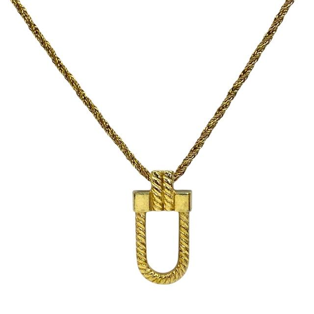 Christian Dior ディオール ネックレス ジュエリー アクセサリー 小物 GP ゴールド