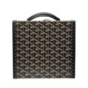 【美品】GOYARD ゴヤール ジュー ウォッチトランク 6本用 ウォッチボックス ジュエリーケース トランクケース レザー ブラック