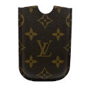 LOUIS VUITTON ルイヴィトン M60114 iPhone 3Gスマホケース モノグラムレザー ブラウン