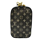LOUIS VUITTON ルイ ヴィトン M92066 ウス・ディジタル デジカメケース ショルダーバッグ 小物入れ ポーチ モノグラムミニ ノワール