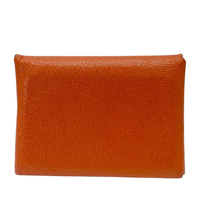 HERMES エルメス カルヴィデュオ カードケース コインケース パスケース 小銭入れ 二つ折り シェーブル..