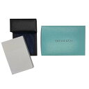 【美品】TIFFANY&Co. ティファニー メモ帳 小物 レザー ブラック