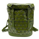ISSEYMIYAKE イッセイミヤケ BAOBAO リュックサック バッグパック リュック デイパック レザー ナイロン ポリウレタン カーキ(4)