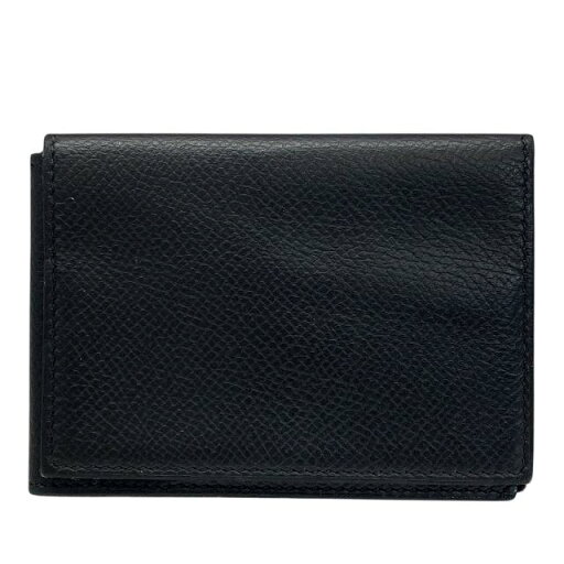 HERMES エルメス クルネゼー カードケース 名刺入れ パスケース 三つ折り コンパクト レザー ブラック 黒 HERMES エルメス クルネゼー カードケース 名刺入れ パスケース 三つ折り コンパクト レザー ブラック 黒