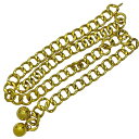 CHANEL シャネル ヴィンテージ ベルト チェーンベルト アクセサリー 小物 大玉 ボール ロゴ ココマーク GP ゴールド