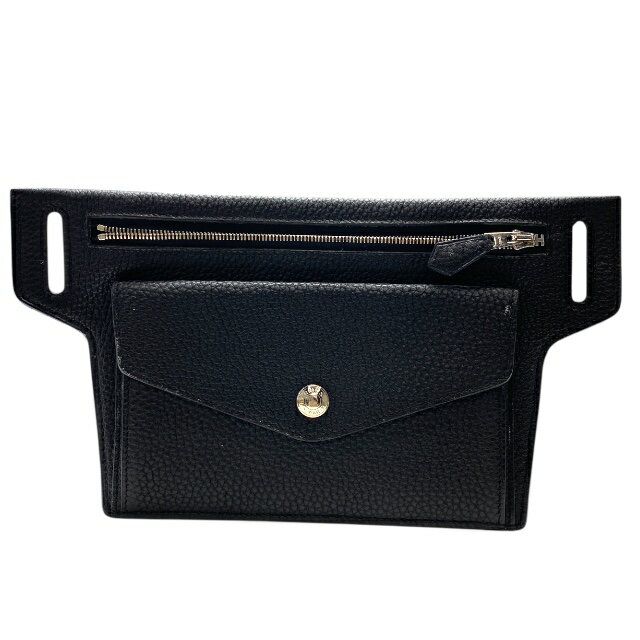 エルメス ウエストバッグ ベルトバッグ ウエストポーチ ポーチ トリヨンクレマンス セリエボタン □M刻印 ブラック HERMES