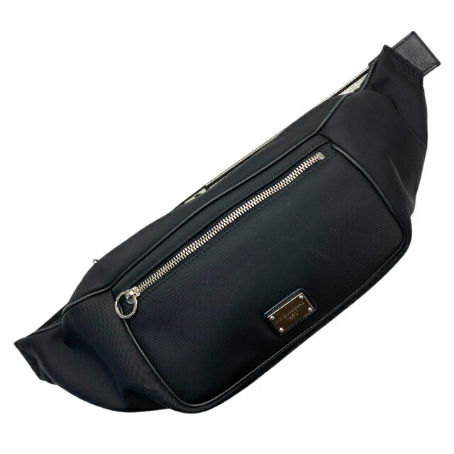 ドルチェ&ガッバーナ BM1495 ベルトバッグ ウエストバッグ ウエストポーチ ボディバッグ ロゴ ナイロン ブラック ホワイト DOLCE&GABBANA メンズ 人気 定番 高級感 モード カジュアル