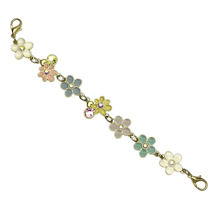 サマンサベガ キーホルダー チャーム バッグチャーム チェーン フラワー 花 ラインストーン ゴールド Samantha Vega レディース 人気 上品 かわいい 華やか