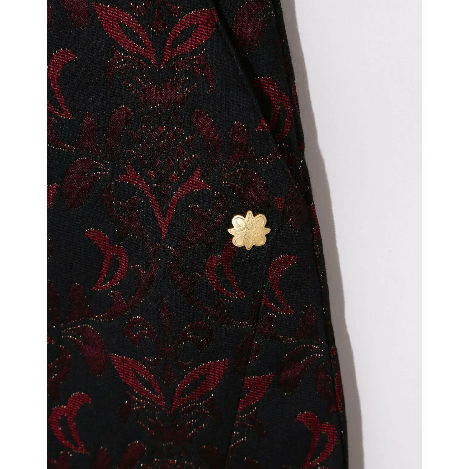 新品 St ANDREWS セントアンドリュース ゴシックダマスクジャガード スカート ゴルフウエア レッド 定価33,000円 3134212 [Sサイズ] 吸汗速乾 ストレッチ 通気性 動きやすい 快適設計