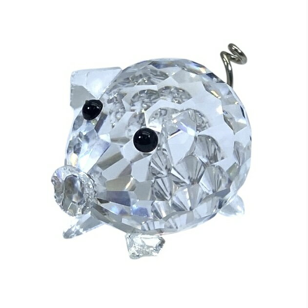 Rakuten - スワロフスキー ミニ ブタ オブジェ フィギュリン インテリア 置物 クリスタル ガラス 010031 SWAROVSKI 上品 洗練 高級感 可愛らしさ 存在感 装飾美 コレクション性