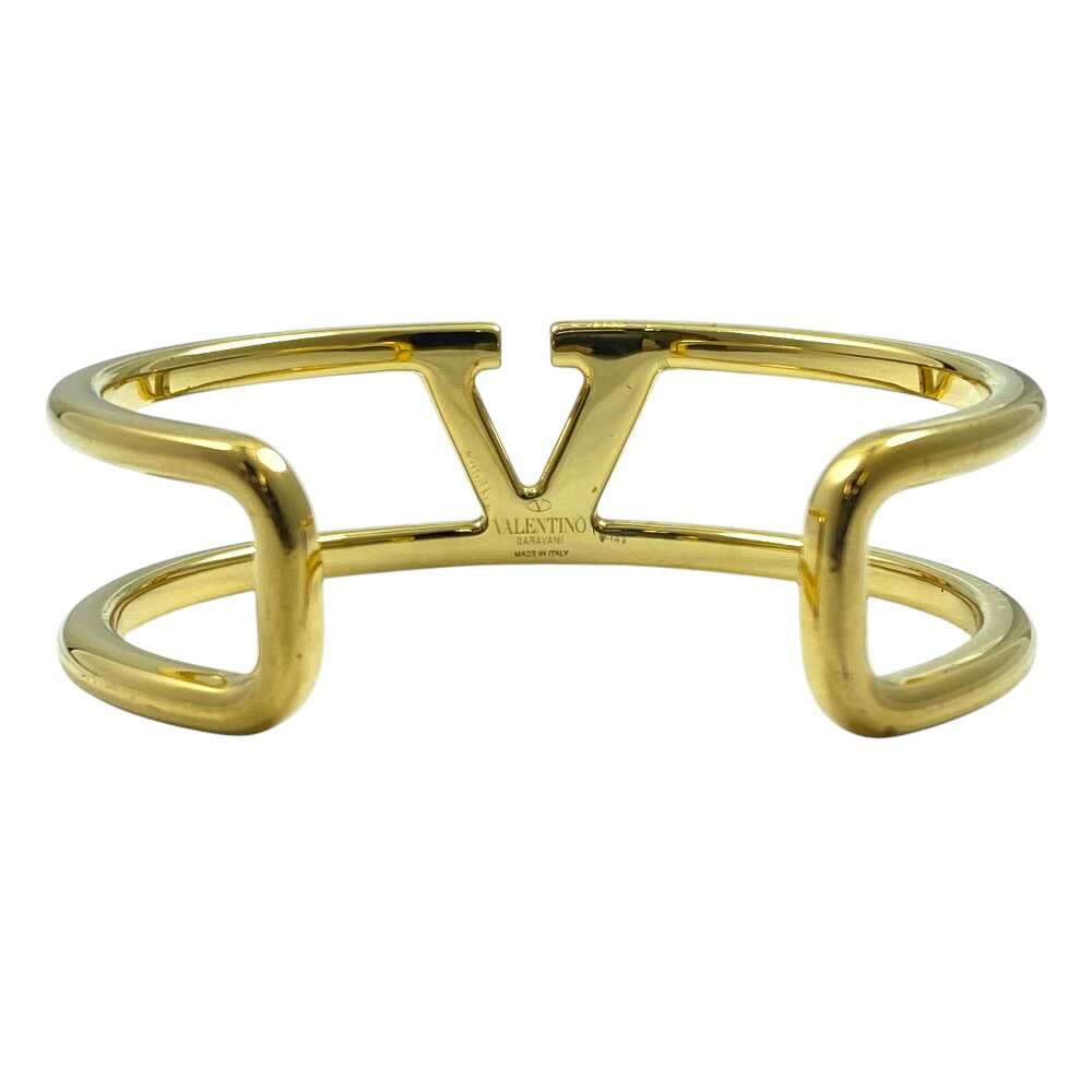 ブランドショップ SENSEのVALENTINO GARAVANI ヴァレンティノ ガラヴァーニ Vロゴ シグネチャー バングル ブレスレット アクセサリー WW2J016MET GP ゴールド エレガント 上品 華やか デイリー パーティ 洗練｜アングル3