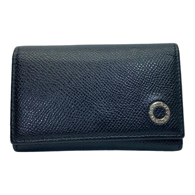 BVLGARI ブルガリ ブルガリブルガリ マン 6連 キーケース レザー ブラック