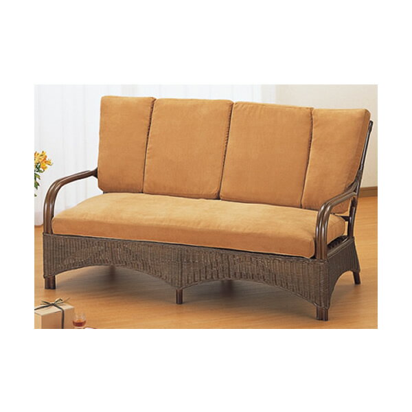 2人掛けラタンソファ/　2Pラブチェアー【I-Y-122B】