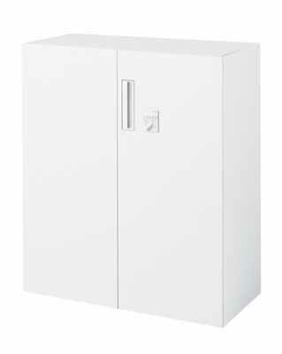 【最大3年保証】コクヨ　エディア　収納システム　高さ1050mmタイプ　下置き　両開き扉ダイヤルロック　幅900×奥行き450mm【BWU-SDD59SAWNN】