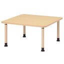 【福祉】介護用テーブル 丸型(アジャスタータイプ) 直径1200mm×高さ600mm~800mm【MK-N1200】