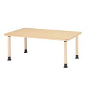 【福祉】介護用テーブル 角型(アジャスタータイプ) 幅1600mm×奥行900mm×高さ600mm~800mm【MK-N1690】