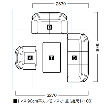 カリモク　ソファセット/　ZS94モデル　本革張椅子3点セット　【COM　ネオスムース】【ZS9450-NS-SET】