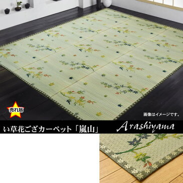 い草花ござカーペット 『嵐山』 本間6畳(約286.5x382cm)【IK-4300216】