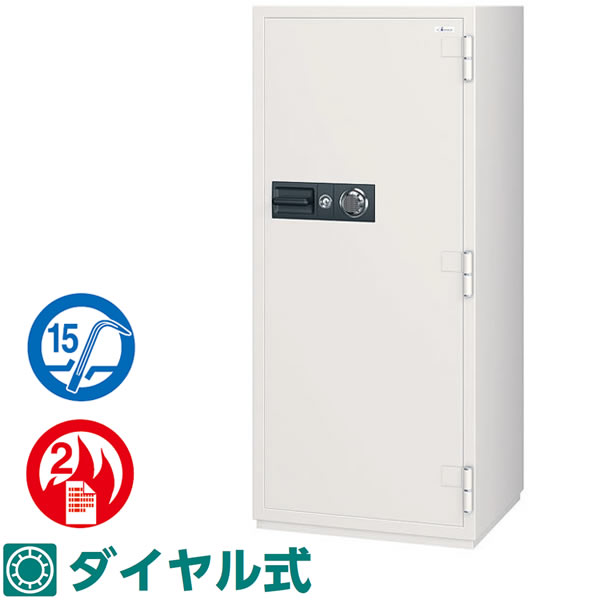 CSGシリーズ　耐火　防盗金庫　100万変換ダイヤル式　耐ドリルシリンダー仕様　381リットル【CSG-95】