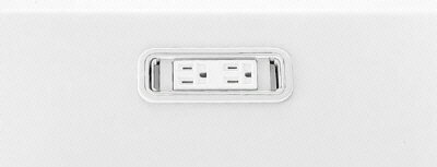 LAデスク デスクアクセサリー 電源系プラグダイプ ホワイト【LA-CS】