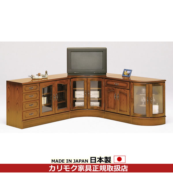 カリモク リビングボード コーナーボード コロニアル オーディオボード 組合せ4点セット【QC3607NK-SET】