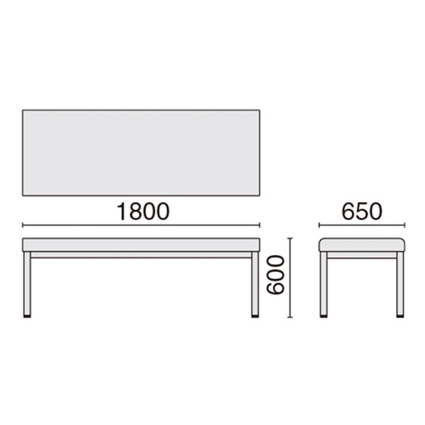 医療施設用家具　診察台　（19-246）【LS-180】 2