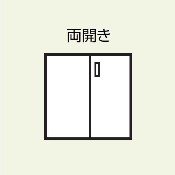 【最大3年保証】コクヨ エディア 収納システム 高さ1050mmタイプ 上置き 両開き扉【木目タイプ・本体ブラック】 幅800×奥行400×高さ1050mm【BWU-SU58SE6A※】 [3]