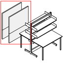 コクヨ VARIERA/S(バリエラ/S) フロントパネルセット 両面用 幅1400×高さ1600mm ホワイト色【LAP-SW55SAW】