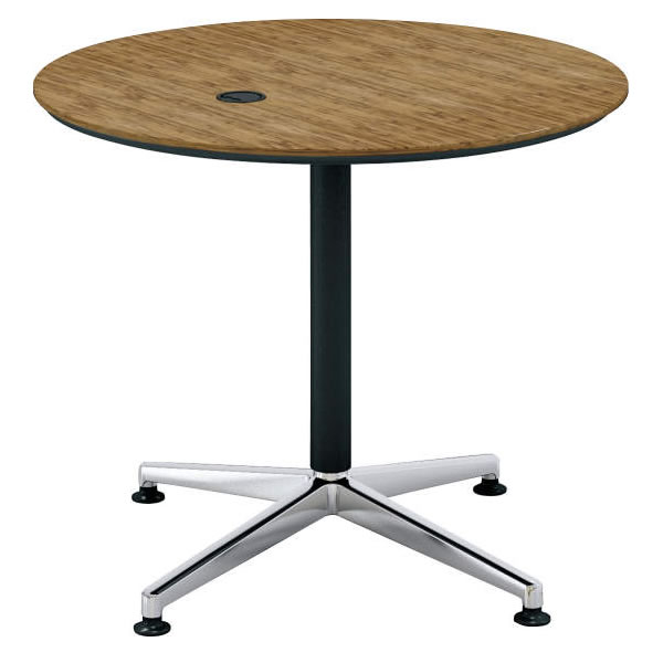 コクヨ　SAIBI(サイビ)　ミーティングテーブル　単柱脚（サークルタイプ）　配線なし　塗装脚(フラット..