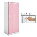 コクヨ Cfort(シーフォート) カラー扉タイプ 2人用ロッカー扉W350 シリンダー錠 幅700×奥行515×高さ1792mm 【NLK-L235】