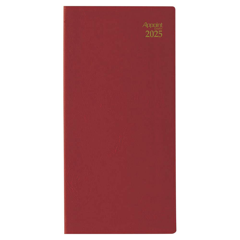 【11/1(金)-11/6(水)9:59迄！FLASH★COUPON 最大2,000円オフ】ダイゴー DAIGO 2025年 1月始まり アポイント 1ヶ月横罫 薄型 手帳 レッド E1013 Appoint ダイアリー