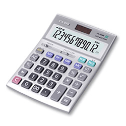【送料無料!】カシオ 本格実務電卓 検算 デスクタイプ 12桁 DS-20WK-N 【RCP】