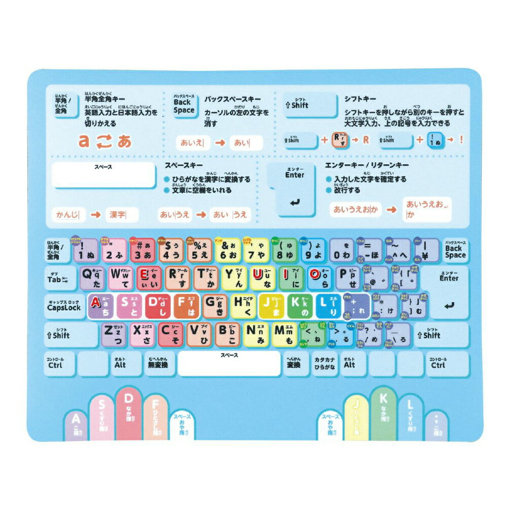 【6/1(土)-6/6(木)9:59迄！FLASH★COUPON 最大2,000円オフ】アーテック キーボード配列マウスパッド #7006