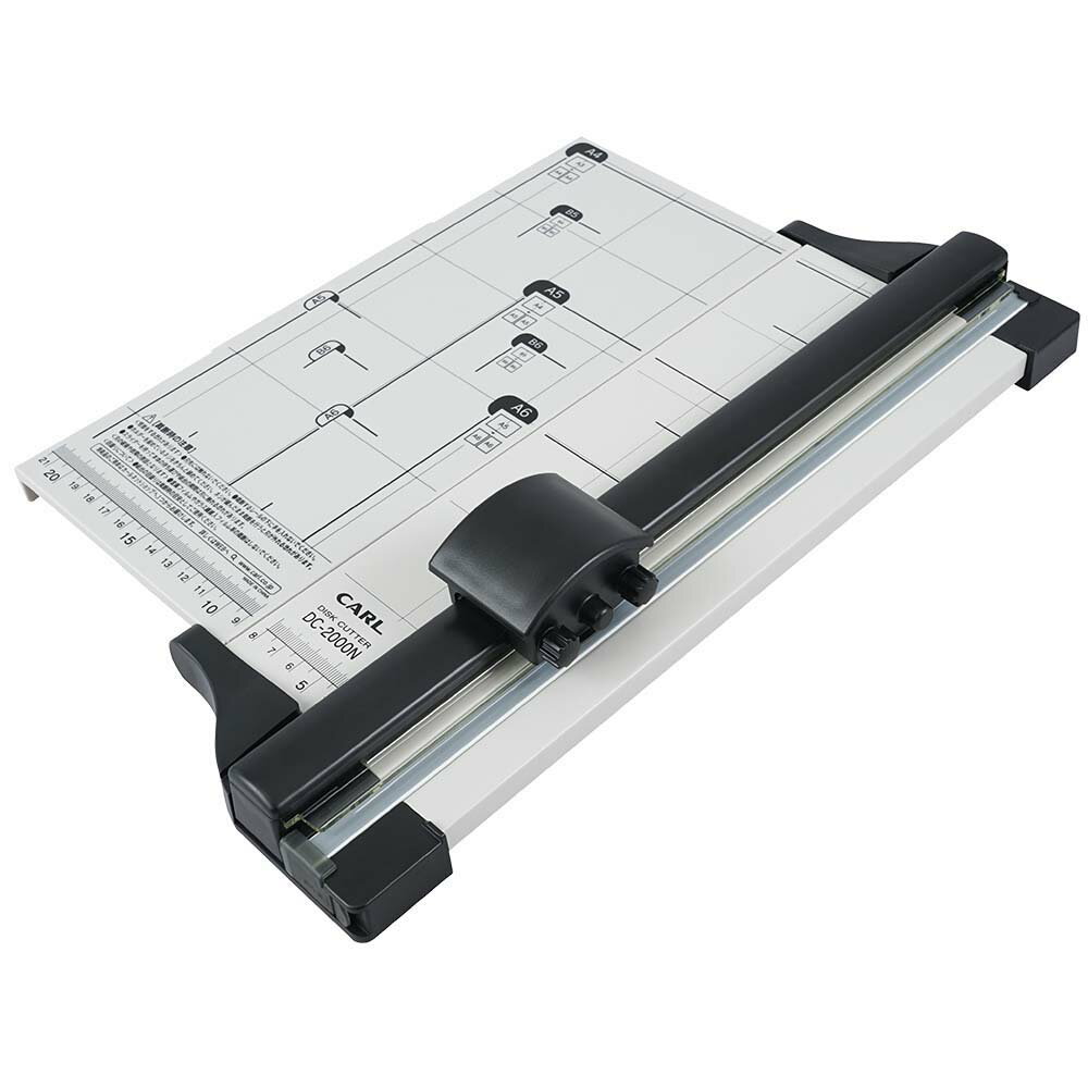 カール事務器 CARL ディスクカッター・スリム DCー2000N DCー2000N ペーパーカッター 裁断機 事務用品 2