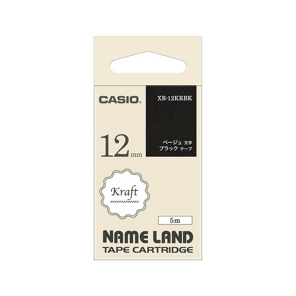 JVI CASIO l[hNtge[v12~ XR-12KRBK xC^[  [ NAMELAND 