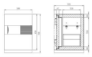 ディプロマット・ジャパン次世代型耐火金庫NEXTデジタルテンキー式耐火・防盗金庫DPS6500-WHホワイトA4対応1時間耐火R3デジタルロック搭載UL防盗基準クリアモデルビルトイン・アラーム標準装備容量64.4L