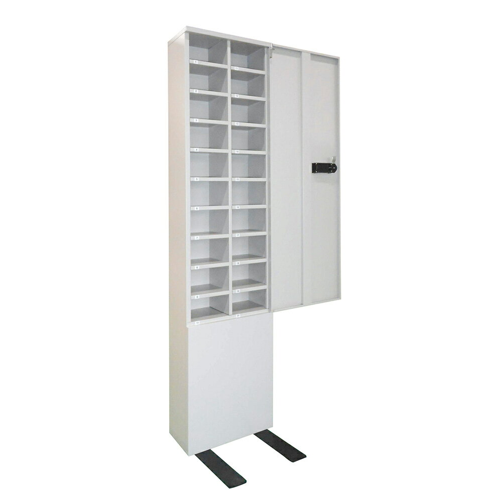 【11月20日24H限定★エントリーで全商品P10倍!】エーコー EIKO 携帯電話 スマートフォン保管庫 LK-320CB LK-320CB えーこー 携帯電話 スマートフォン スマホ タブレット 保管庫 LKロッカー 1枚扉 ロック スリム 防犯 20口 前倒れ防止 地震 災害 防災