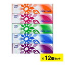 【7月19日20時-26日1時59分までエントリーで2点購入P5倍・3点以上でP10倍】エルモア ティシュー 200組 5箱パック 12個セット