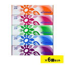 【7月19日20時-26日1時59分までエントリーで2点購入P5倍・3点以上でP10倍】エルモア ティシュー 200組 5箱パック 6個セット